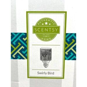 Retired New 2016 Scentsy Swirly Bird Wall Plug In Warmer Night Light NIB Nature